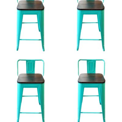 piso tolix menta 66 Base madera 3