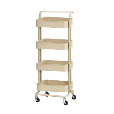 Carro Multiusos de 4 niveles- Beige