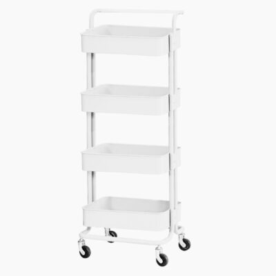 Carro Multiusos de 4 niveles- Blanco