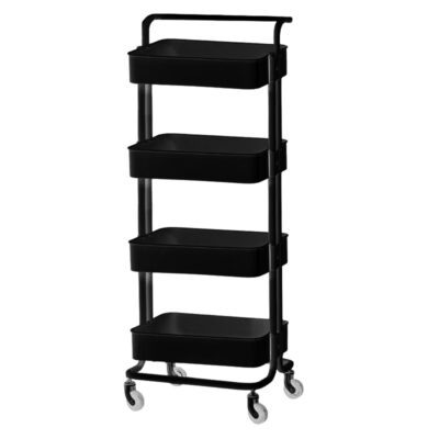 Carro Multiusos de 4 niveles- Negro