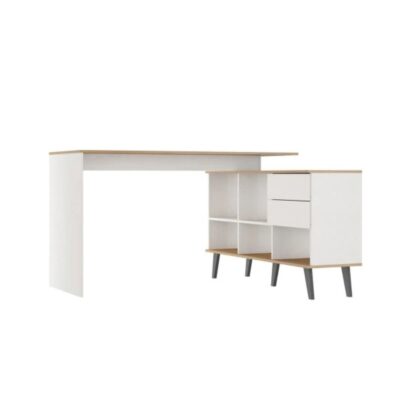 Escritorio Cronos 2 cajones- Blanco