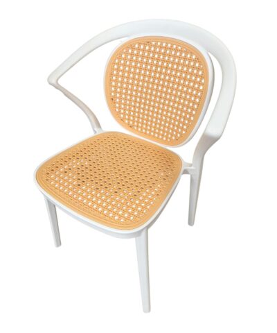 Silla Roma Ratan- Blanca