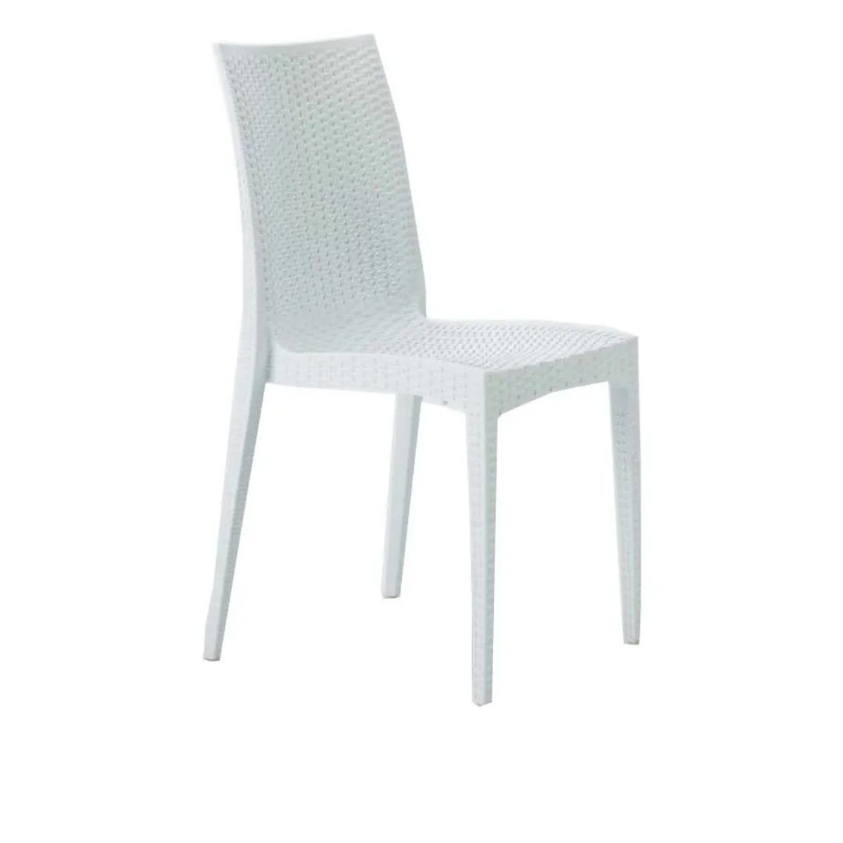 Pack 4 Sillas Simil Ratan- Blanca