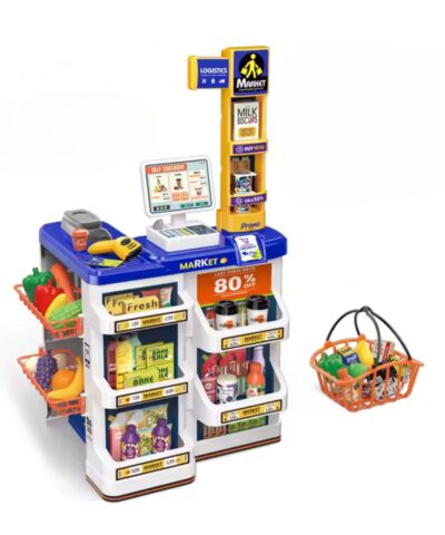 Juego Set Supermercado 60 Pcs con Cesta