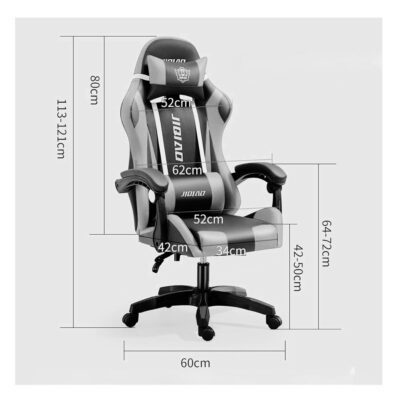 Silla Gamer JIQIAO- Rosada - Imagen 2