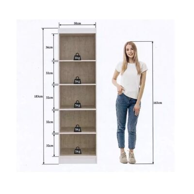 Mueble Estante Multiuso 2 Puertas- Blanco - Imagen 2
