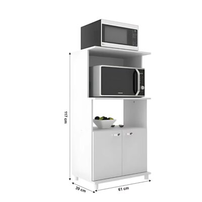 Mueble Multiuso de Cocina Dallas- Blanco - Imagen 3