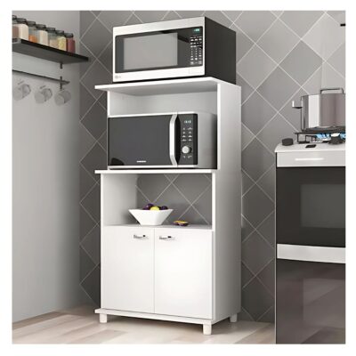 Mueble Multiuso de Cocina Dallas- Blanco - Imagen 4