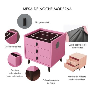 Velador Smart 2.0- Rosado - Imagen 4
