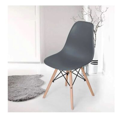 Pack 4 Sillas EAMES DSW- Gris Oscuro - Imagen 4