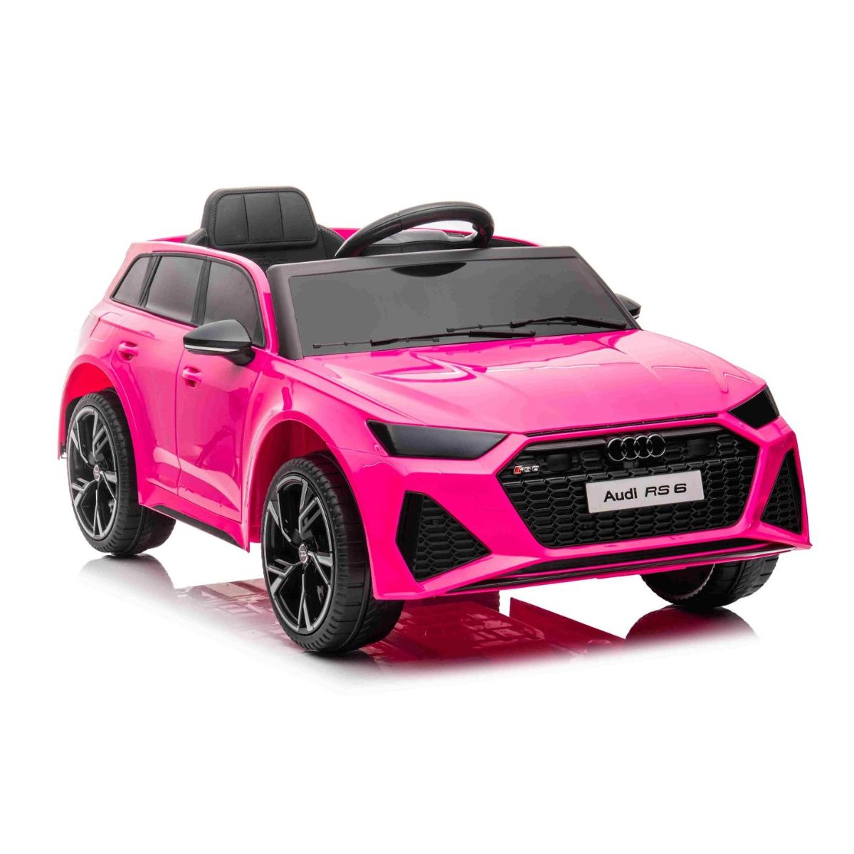 Auto Eléctrico Audi RS6- Rosado - Imagen 7