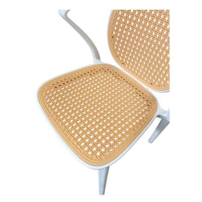 Silla Roma Ratan- Blanca - Imagen 3