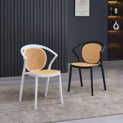 Silla Roma Ratan- Negra - Imagen 8