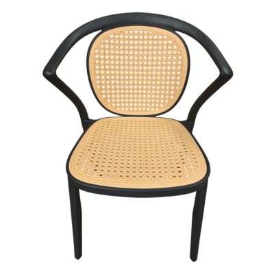 Silla Roma Ratan- Negra - Imagen 2
