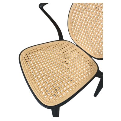 Silla Roma Ratan- Negra - Imagen 5