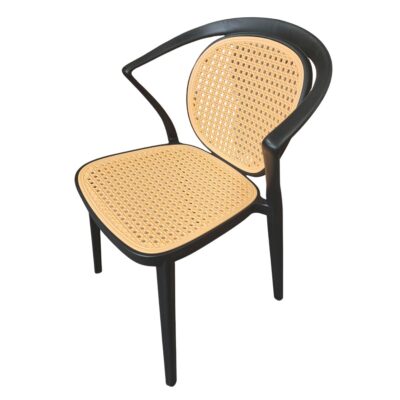 Silla Roma Ratan- Negra - Imagen 6