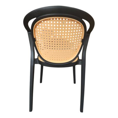 Silla Roma Ratan- Negra - Imagen 7