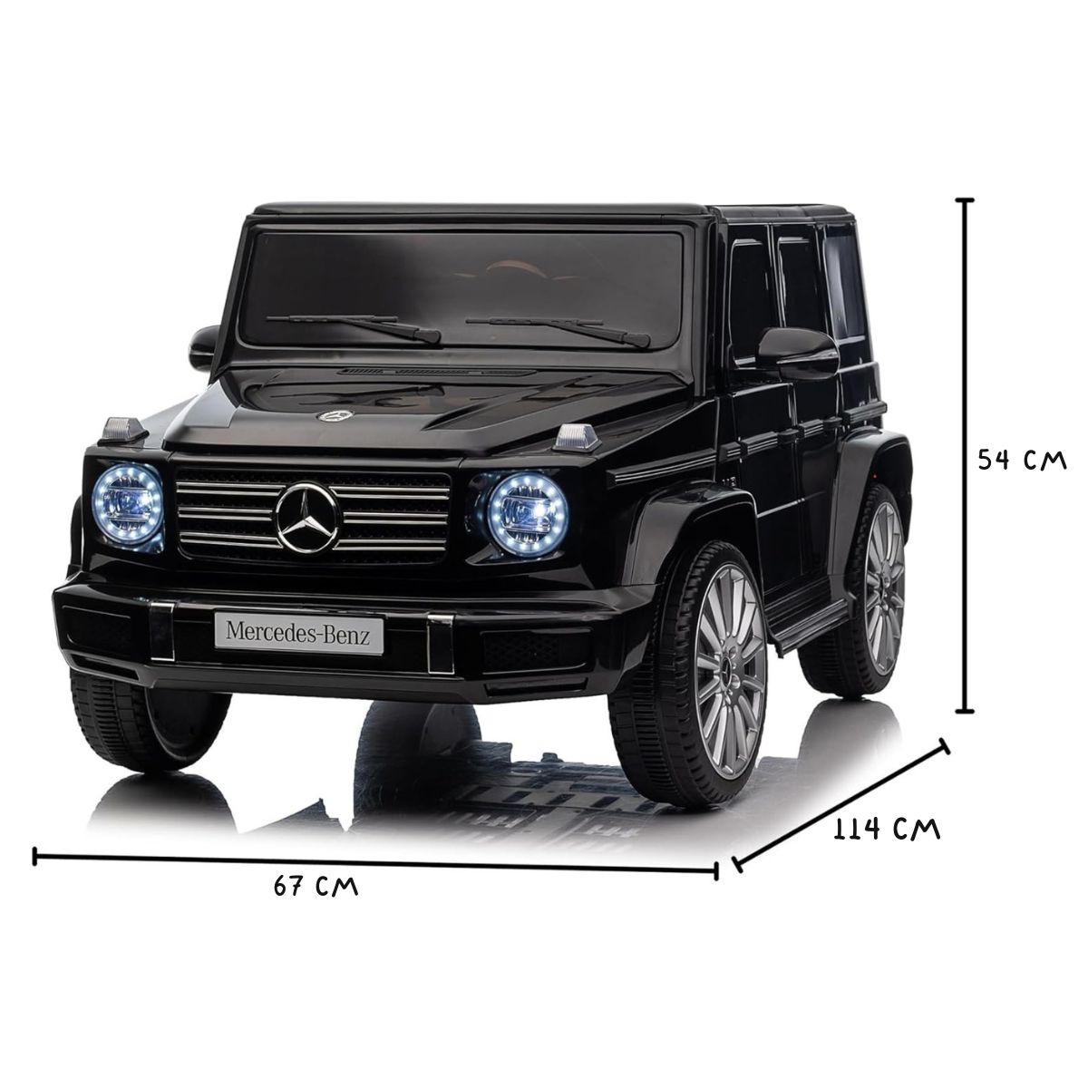 Auto Eléctrico – Mercedes-Benz G500- Negro - Imagen 9