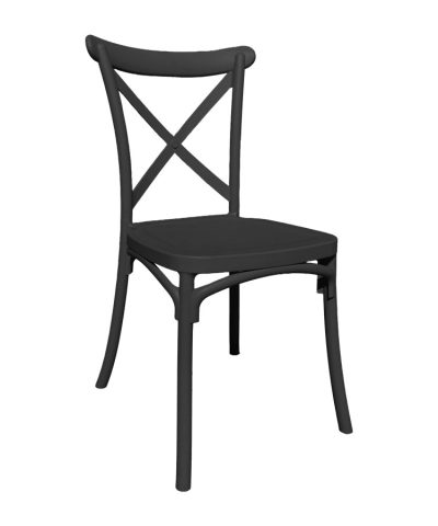 Silla Crossback – Negro